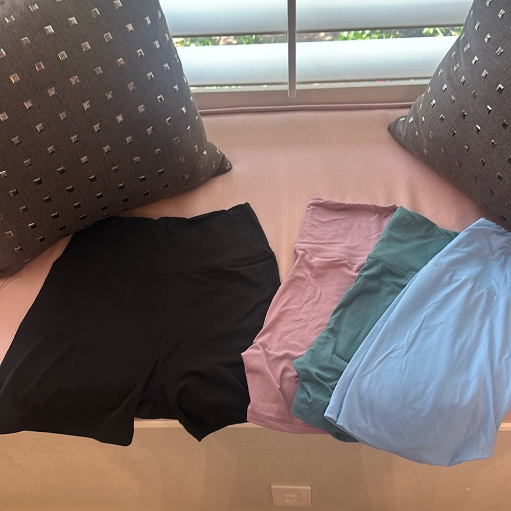 Amazon 4 pack biker shorts